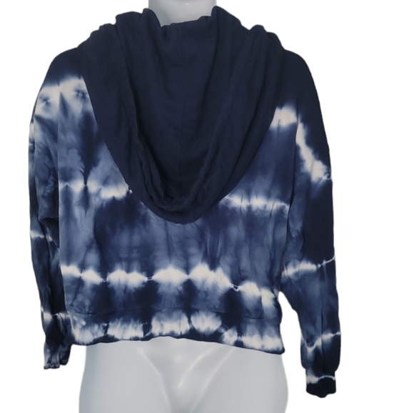 YOUNG Fabulous and Broke Boho Art Lounge Crop Tie Dye Hoodie - Women's - Picture 3 of 6